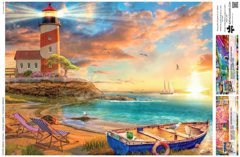 Buffalo Games - LARS - Serene Ocean - 1000 Piece Jigsaw Puzzle for Adults -Challenging Puzzle Perfect for Game Nights - Finished Size is 26.75 x 19.75 - Image 5