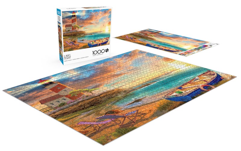 Buffalo Games - LARS - Serene Ocean - 1000 Piece Jigsaw Puzzle for Adults -Challenging Puzzle Perfect for Game Nights - Finished Size is 26.75 x 19.75 - Image 4