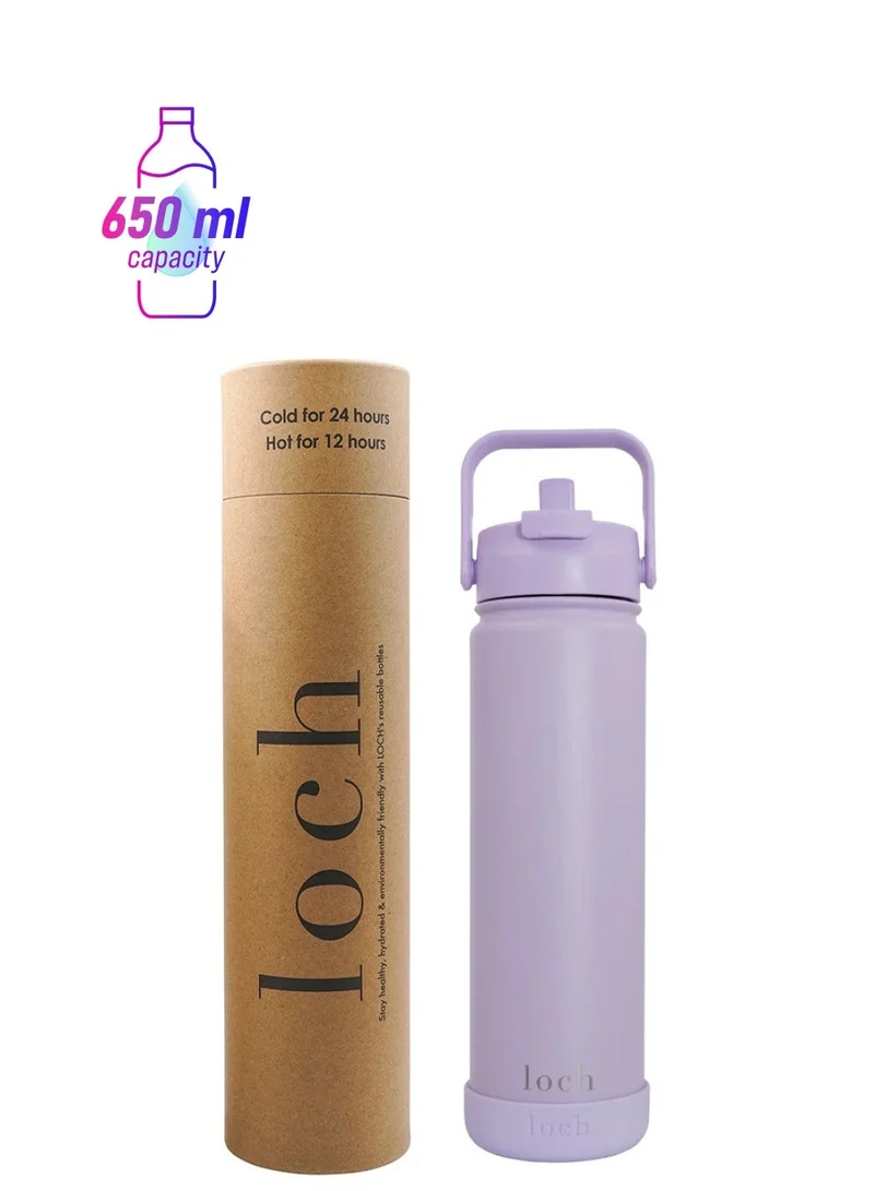 لوك زجاجة لافندر ليلاك أحادية اللون 650 مل