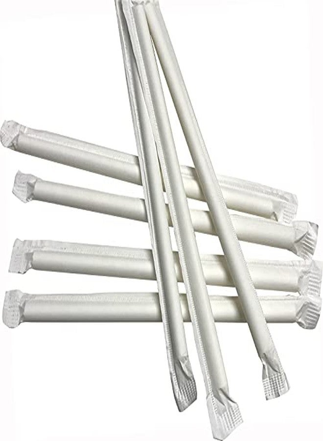 Concession Essentials Plastic Straws Wrapped 500 Pack - 10.25 inch Jumbo Drinking Straw, Foodservice Disposable Straws, Bulk Set. 500 Count. Includes Bonus Gift,Clear - Image 1