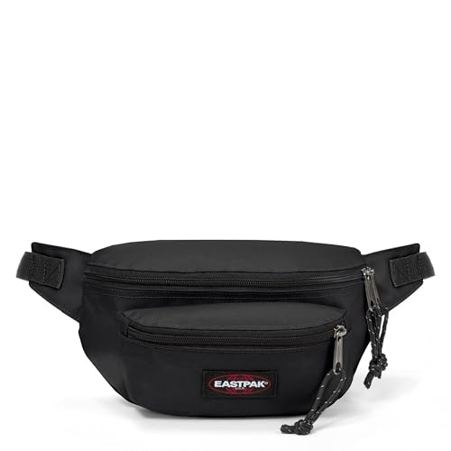 EASTPAK Doggy Bag 3L Waistpack with Front Back Zip Pockets Adjustable Belt Lightweight VeganFriendly Black - Image 1