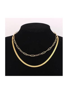 Fayrouz Jewellery 18K Gold Plated Chain Necklace, Zigzag Necklace for Women and Girls Jewelry for All Occasions by Fayrouz Jewelry  - Image 4
