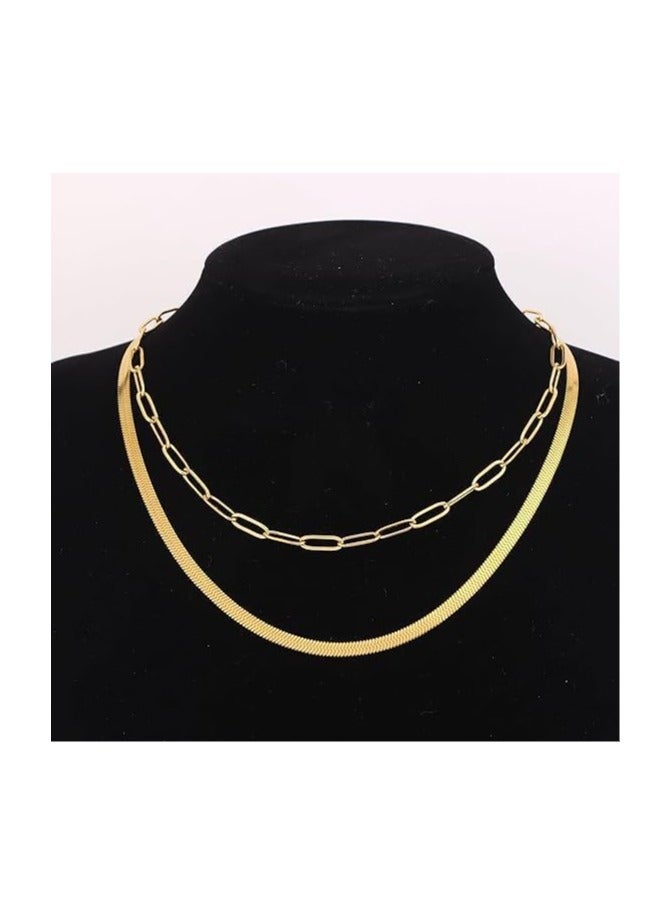 Fayrouz Jewellery 18K Gold Plated Chain Necklace, Zigzag Necklace for Women and Girls Jewelry for All Occasions by Fayrouz Jewelry - Image 4