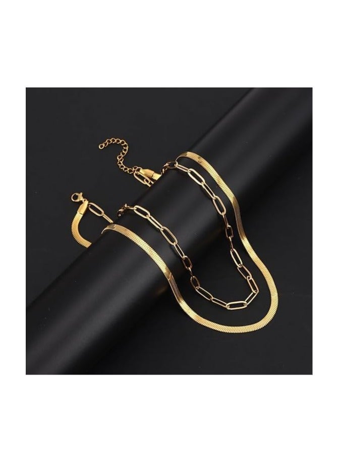 Fayrouz Jewellery 18K Gold Plated Chain Necklace, Zigzag Necklace for Women and Girls Jewelry for All Occasions by Fayrouz Jewelry - Image 5