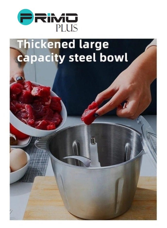 بريمو بلس مفرمة لحوم كهربائية فضى 5لتر 500W - Image 3