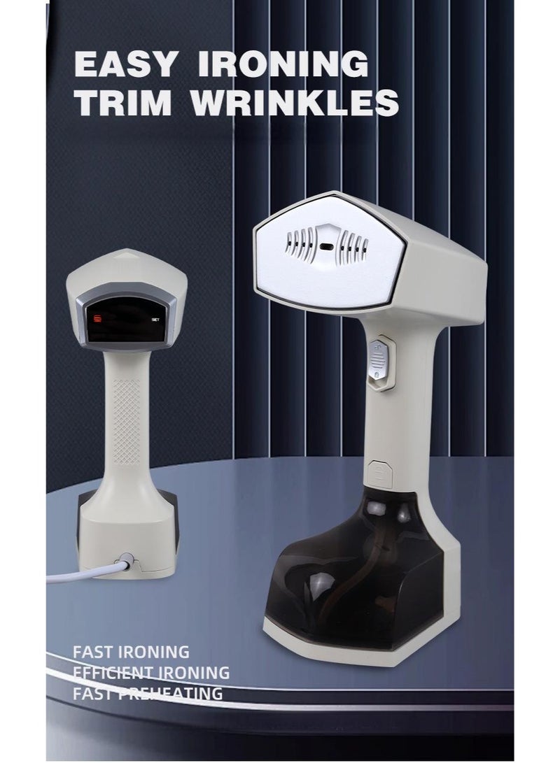 بيوينتي مكواة بخار عالية الكفاءة مع لوحة كبيرة 25.5 سم، قوة بخار قوية، إزالة سريعة للتجاعيد، وتصميم غير لاصق لجميع الأقمشة - Image 2