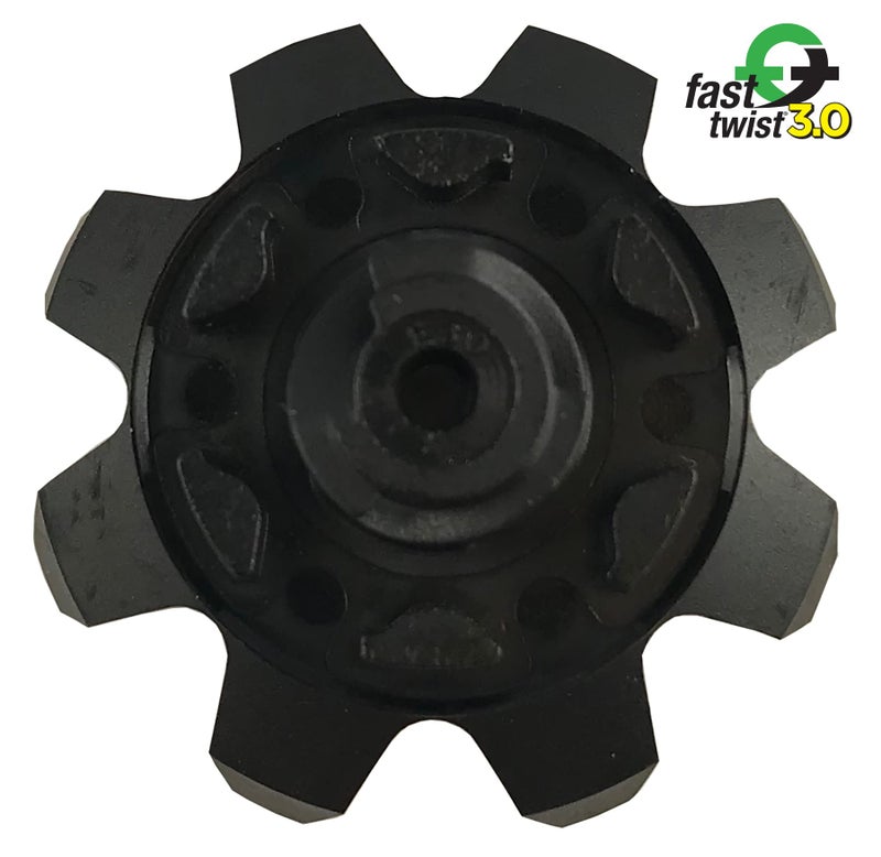 Softspikes Black Widow Golf Cleats Fast Twist 3.0 - 18 Replacement Spikes - Black - Also Fits Tri-Lok, SLIM-Lok, and Tour Lock Cleat Insert Systems - Image 3