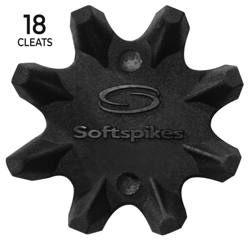 Softspikes Black Widow Golf Cleats Fast Twist 3.0 - 18 Replacement Spikes - Black - Also Fits Tri-Lok, SLIM-Lok, and Tour Lock Cleat Insert Systems - Image 2