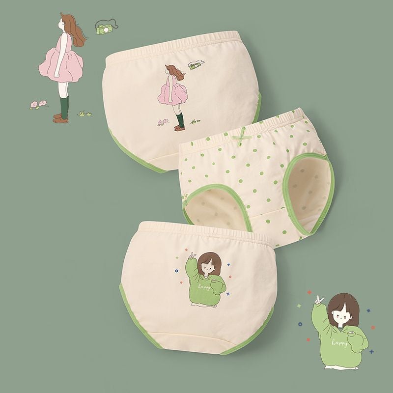Summer thin childrens briefs cotton antibacterial little girl shorts big childrens baby girls underwear wholesale Summer Girl SJ557 
