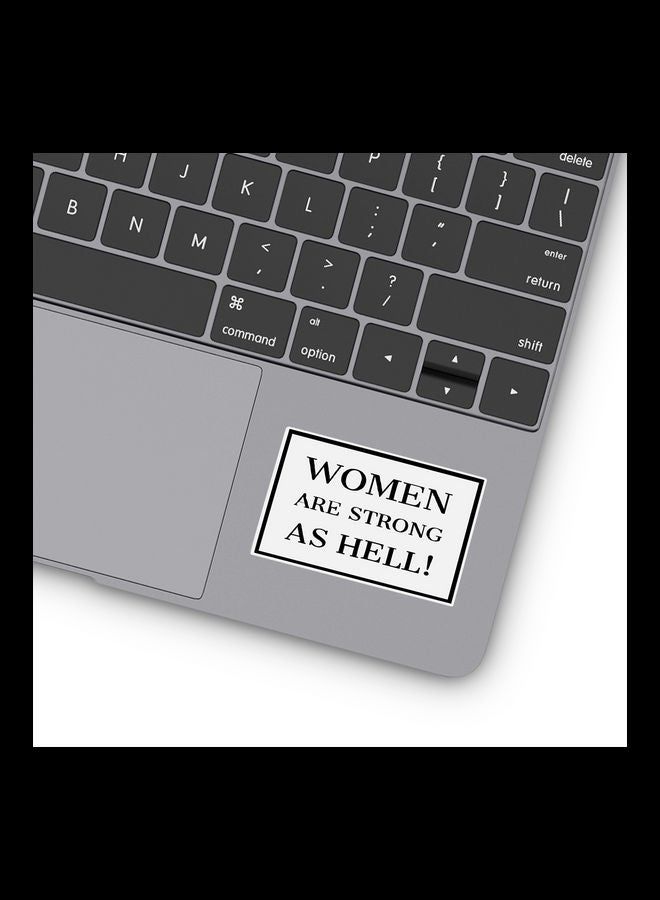 RKN Women Strong Vinyl Stickers For Laptop - Image 1