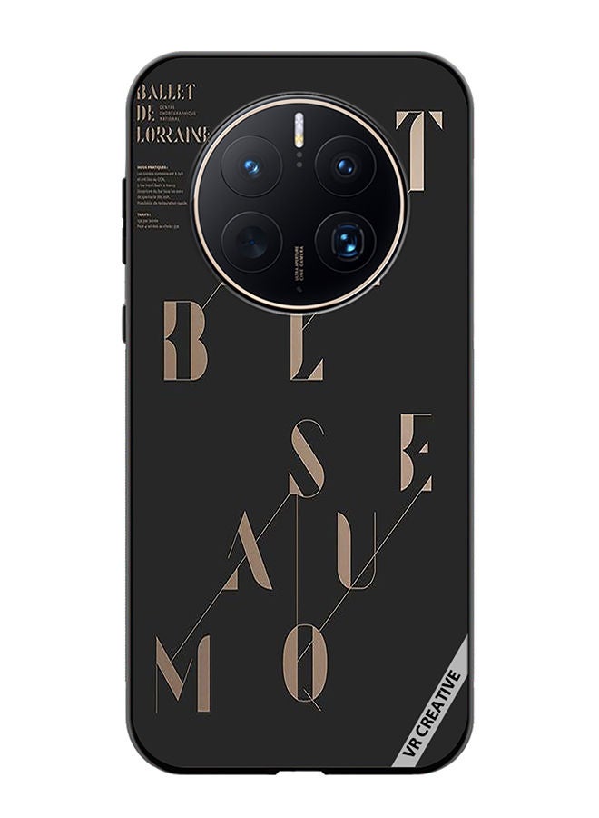 VR CREATIVE Protective Case Cover For Huawei Mate 50 Pro Ballet Masque Design Multicolour - Image 1