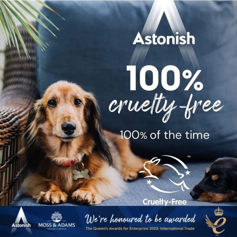 Astonish Specialist Stainless Steel Cleaner & Shine Spray, Clear Waters - Streak-Free Polished Finish for Fridge, Range Hood & Back Splash - Remove Grease & Watermarks, Vegan, Cruelty-Free, 750ml - Image 4