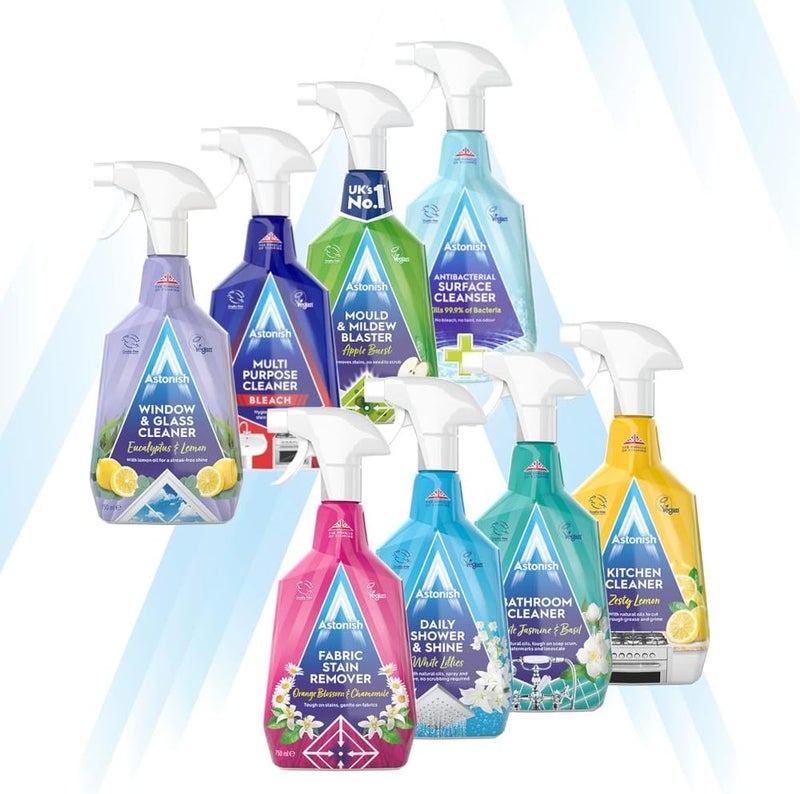 Astonish Specialist Stainless Steel Cleaner & Shine Spray, Clear Waters - Streak-Free Polished Finish for Fridge, Range Hood & Back Splash - Remove Grease & Watermarks, Vegan, Cruelty-Free, 750ml - Image 5