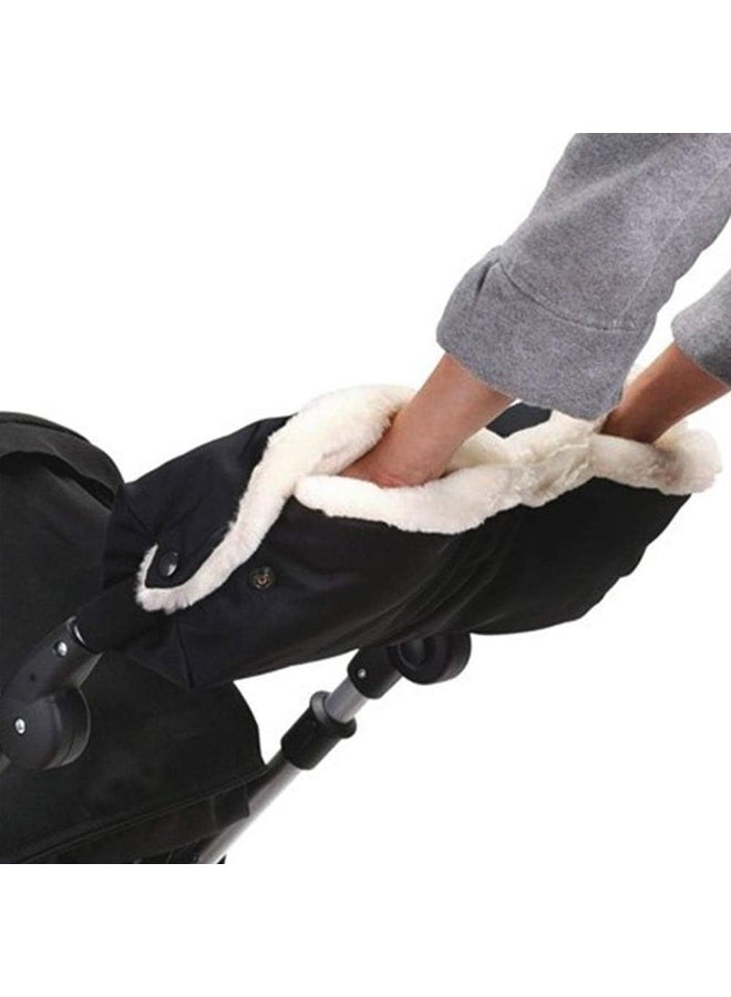 Tbrand Tbrand Stroller Hand Muff, Winter Extra Thick Pushchair Gloves - Image 1