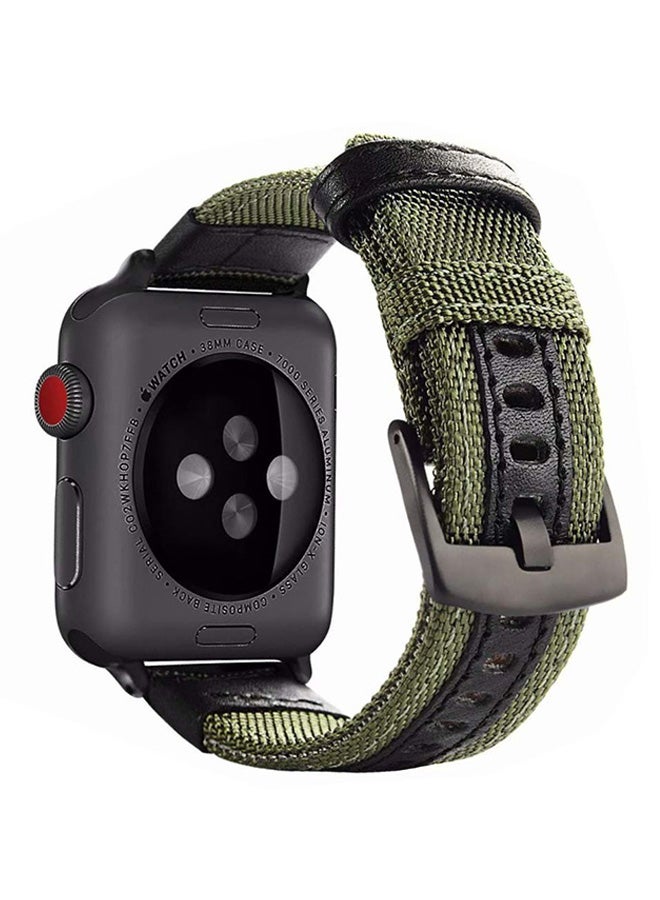 EHOME Replacement Band For Apple Watch Series 4/5 Army Green - Image 1