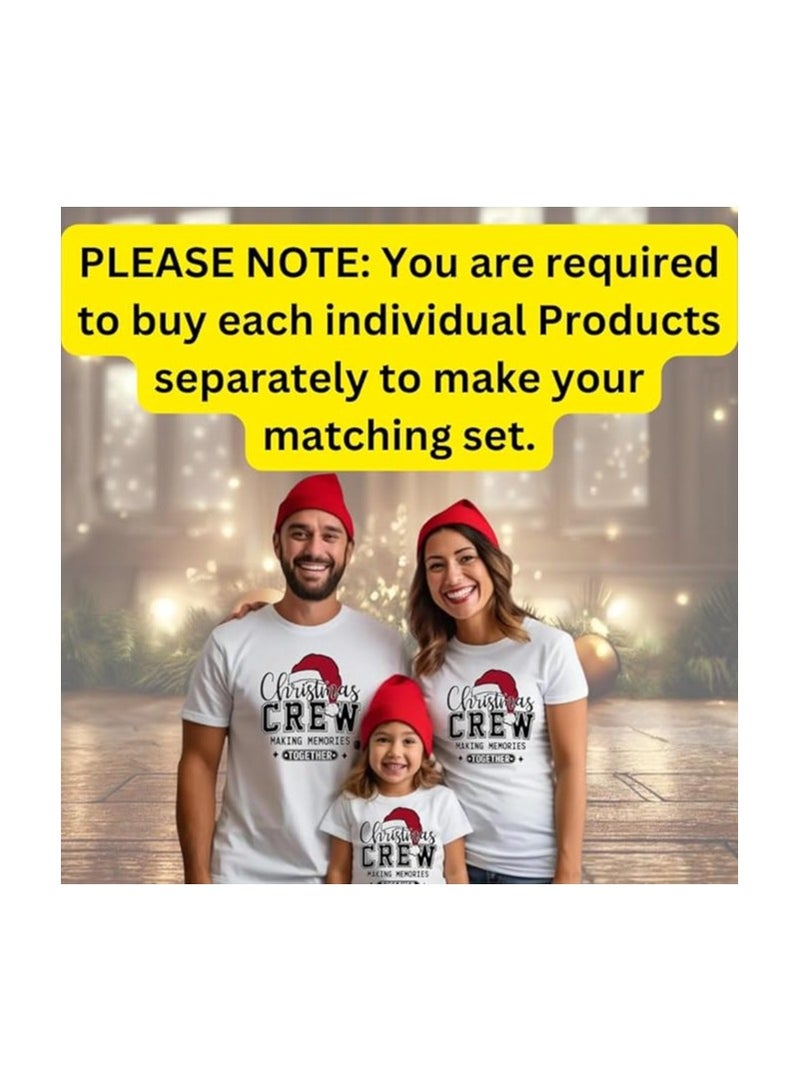 مجموعة تي شيرت عائلية لعيد الميلاد - قمصان مناسبة للعطلات للرجال والنساء والأطفال - مثالية لاحتفالات عيد الميلاد - Image 2