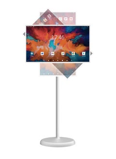 Smart Rahah 24 inch FHD Smart Touch Ceramic Screen, 10-Point Touch + Android 12 OS, Portable Design with Universal Casters,  6GB RAM Options, 10000mAh Long Battery Life, Middle East Compatible, Full Swivel Rotation, Voice Remote Control 