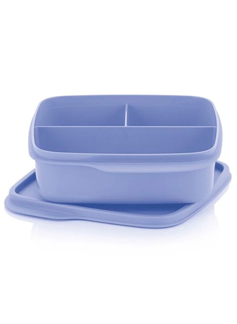 Tupperware - Eco+ Divided Lunch Box Sq. 550 ml - Image 1