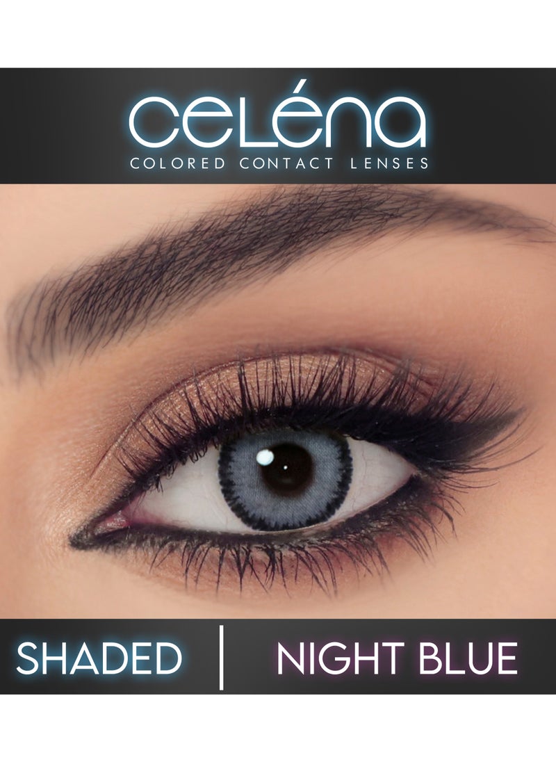 Celena Celena Colored Contact Lenses, Daily Disposable, Cosmetic-Shaded Blue  - Image 1