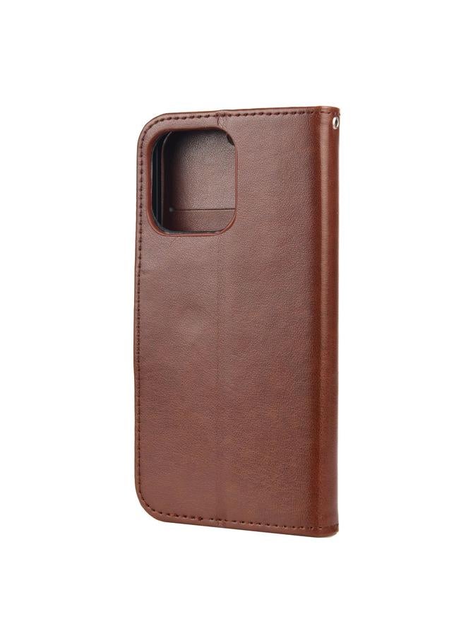 Zaboon Case For iPhone 13 Butterfly Flower Pattern Horizontal Flip Leather Case with Holder & Card Slots & Wallet - Image 3