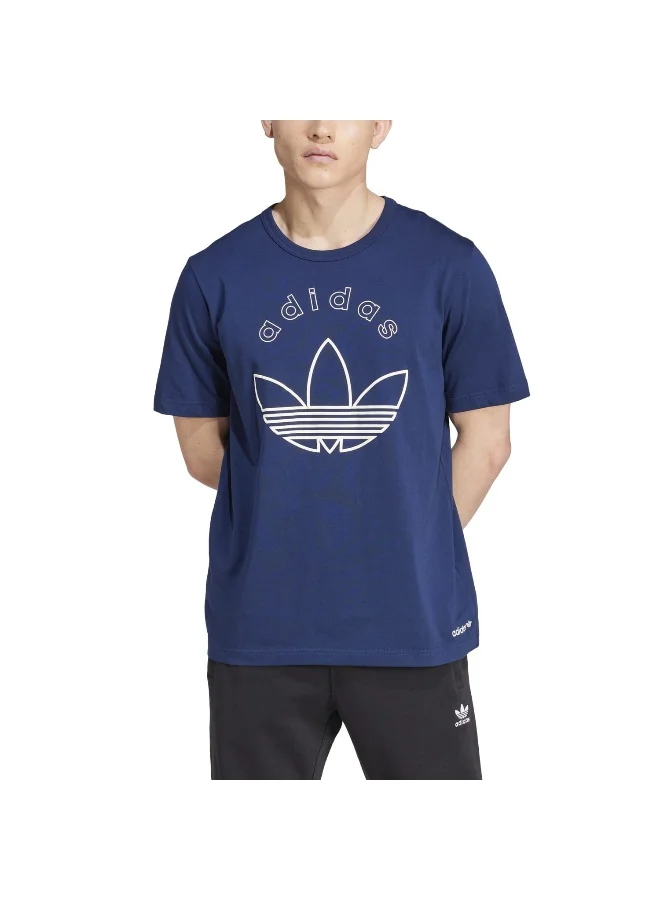 Adidas GRFX TEE Blue Originals Men T-SHIRTS