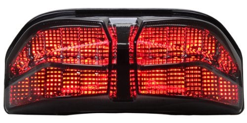 Integrated Sequential LED Tail Lights Smoked Lens for 20112013 Yamaha FZ8
