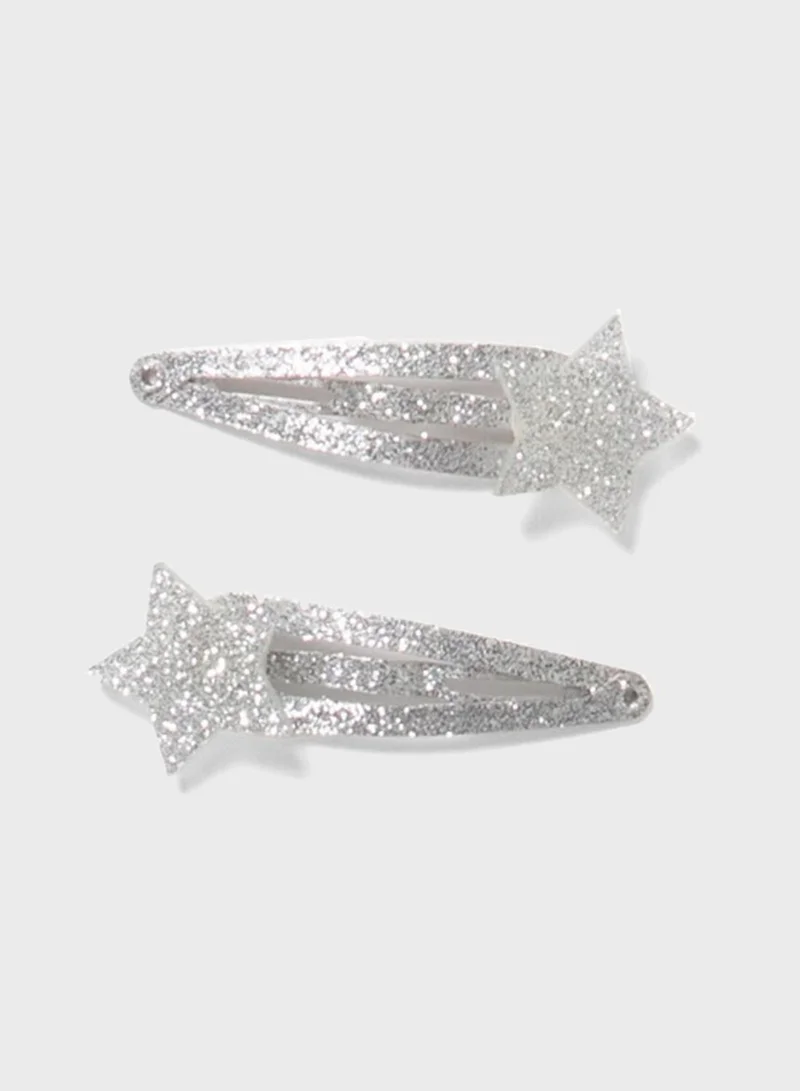Zippy Kids 2 Pack Star Hair Clip