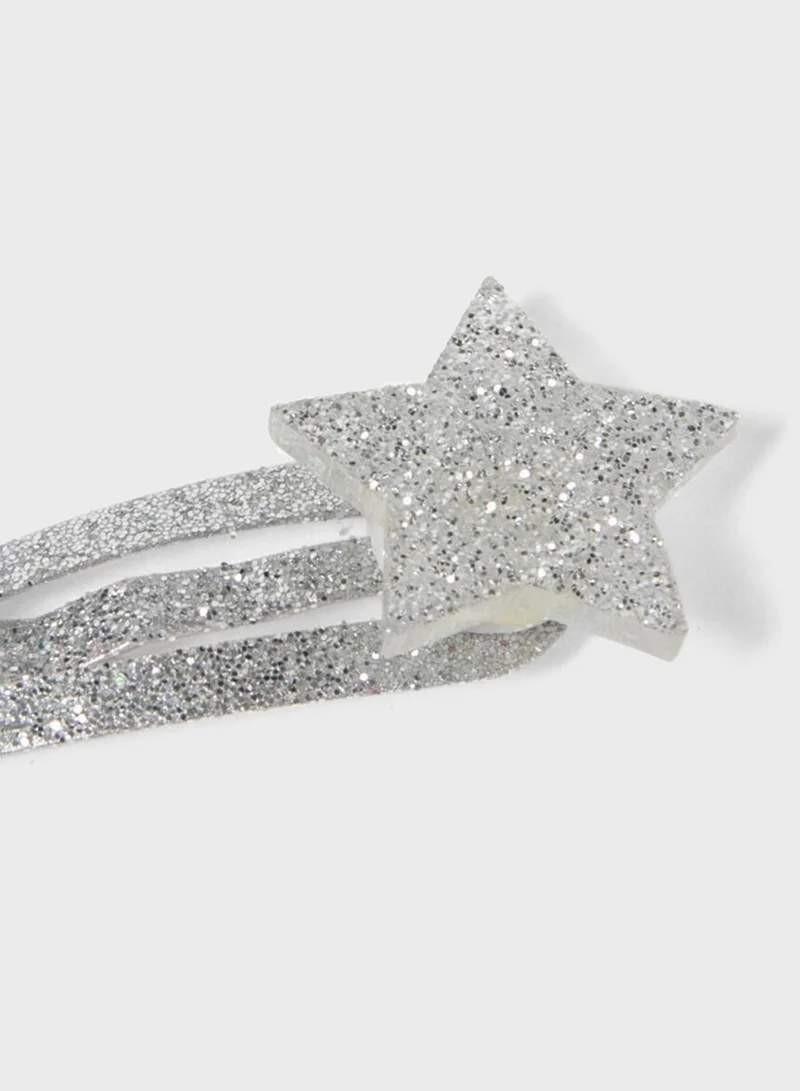 Zippy Kids 2 Pack Star Hair Clip