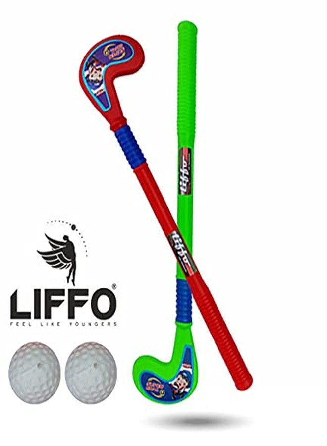 Liffo مجموعة عصي هوكي للأطفال من ليفو® مع كرة، هدية مثالية لأعياد الميلاد - Image 2