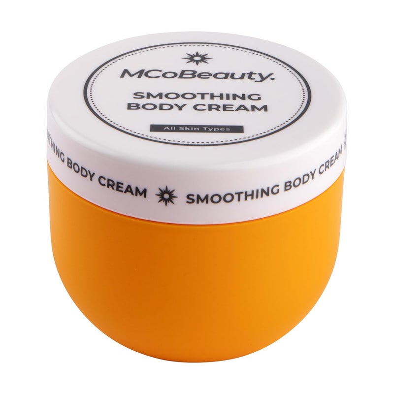 MCoBeauty EVERYDAY Smoothing Body Cream with Caffeine Cacao Extract Shea Butter and Coconut Oil Vegan Cruelty Free Cosmetics