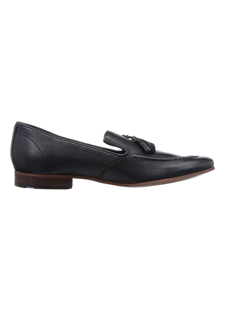 RUOSH Men's Genuine Leather Slip On Dress Shoes Tassels Oxfords Derby Formal Business Party Occasion Modern Styling