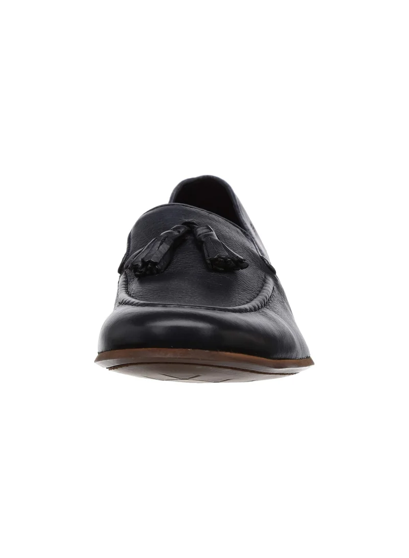 RUOSH Men's Genuine Leather Slip On Dress Shoes Tassels Oxfords Derby Formal Business Party Occasion Modern Styling