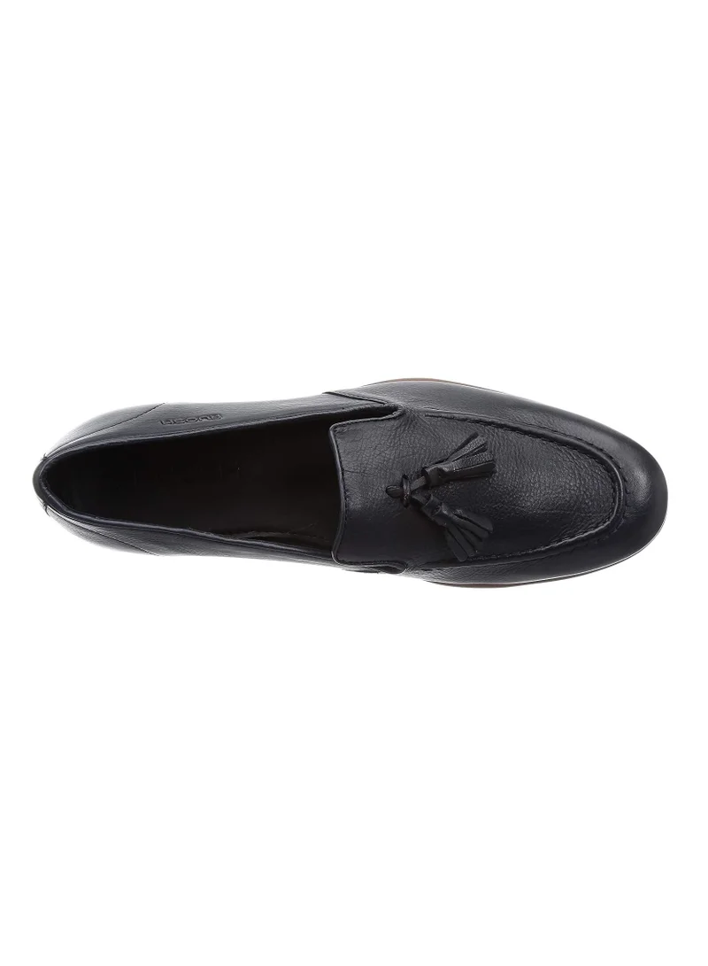 RUOSH Men's Genuine Leather Slip On Dress Shoes Tassels Oxfords Derby Formal Business Party Occasion Modern Styling