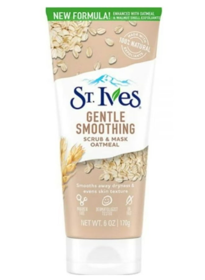 Nourished and Smooth Oatmeal Scrub and Mask 170 g