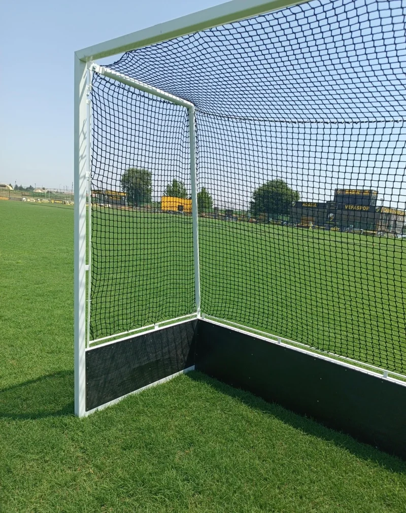 adelinspor Diomond Field Hockey Goal Net 1.75*3.66*1.2 M Black 3.5 mm Rope