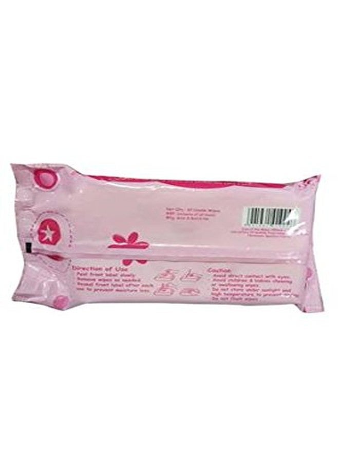 Ginni Premium Baby Wet Wipes Cleansing Wipes With Aloe Vera & Jojoba Oil & Vitamin E- 60 Pulls/Pack & Frangranced Coin Tissues Magic Tablet Disposable Cotton Coin Towels Coin Tissue (50 Pcs) - Image 3