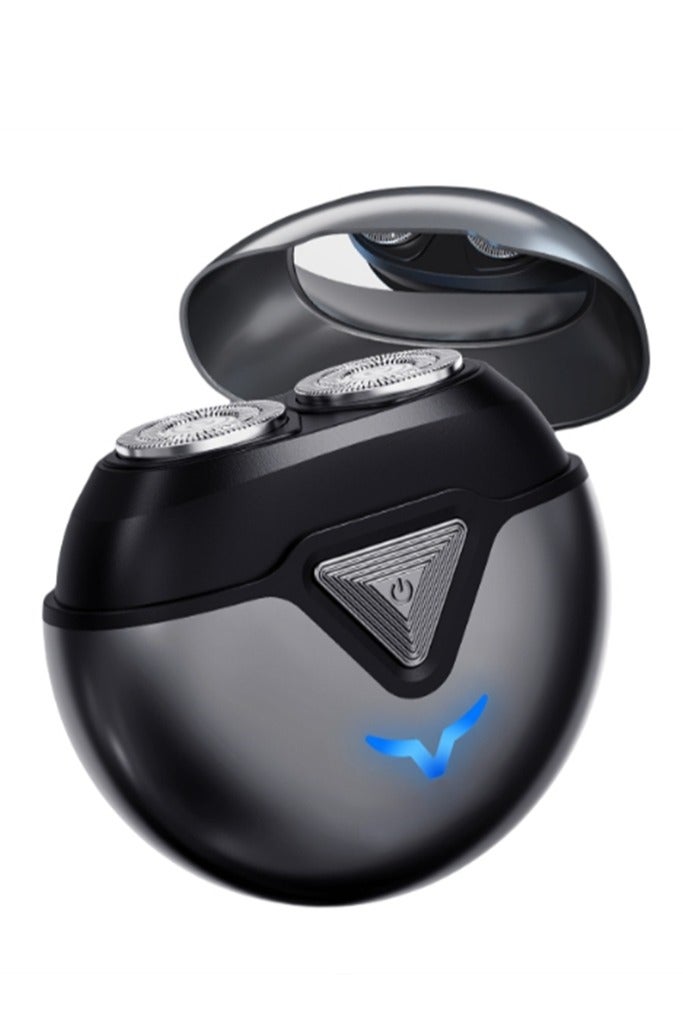 Generic Mini Electric Shaver, 2 Head Portable Shaver for Men, Electric Razor Rechargeable Shaving Wet and Dry with Fast Charging, Upgrade Magnetic Wireless Shaver Razor for Men (T1 Black) ﻿  - Image 1