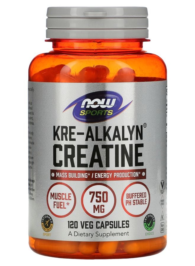 now Sports KreAlkalyn Creatine 120 Capsules