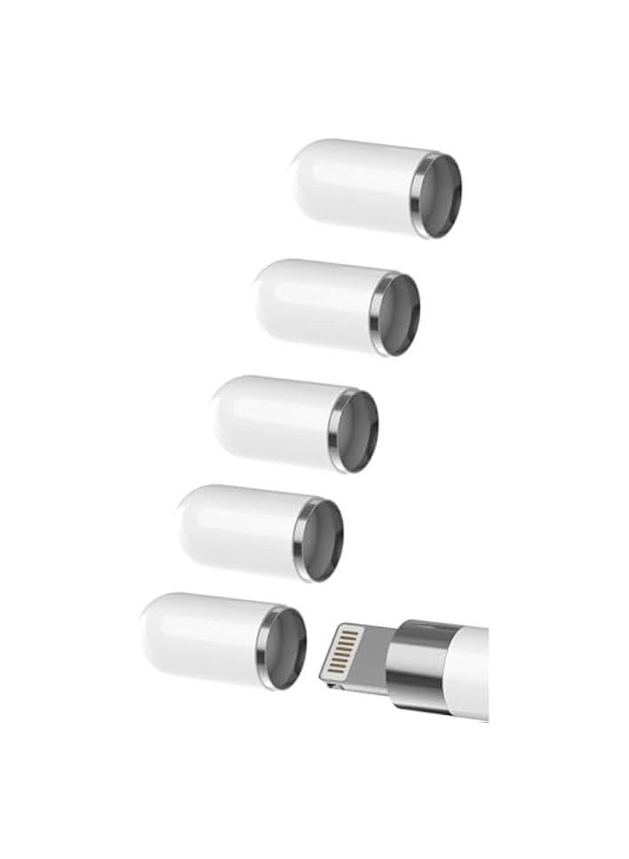 بروماس غطاء قلم رصاص لقلم Apple Pencil 1st، غطاء حماية مغناطيسي بديل لقلم Apple Pencil iPad Pro [عبوة من قطعتين] - Image 1