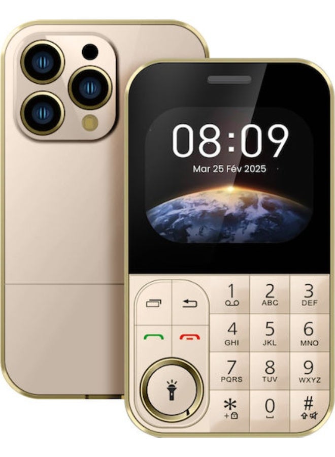 Hope Dual SIM Mobile Phone with 2.01 Inch Large Screen, Magic Voice, FM Radio, Blacklist Function, Flashlight, Compact Small Cellphone for Everyday Use and Travel - Image 1