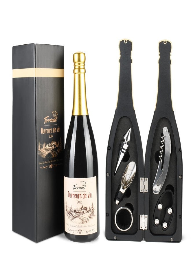 Tirrinia Wine Opener Gift Set, Wine Corkscrew Opener Raffle Gift for Game Winners Adults, Bridal Shower Prizes, Wine Opener Kit Gift Idea for Women and Men - Image 1