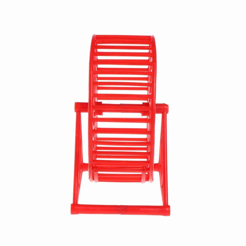 Sage Square 13cm Jumbo Running Cum Jogging Cum Exercise Wheel for Hamster/Dwarf/Gerbil/Mice/Mouse (Red) - Image 4