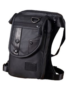 Waterproof Oxford Drop Leg Bag with Adjustable Straps - Stylish Men's Messenger Shoulder Bag for Motorcycle Riding, Hiking, Traveling, Fishing and Cycling