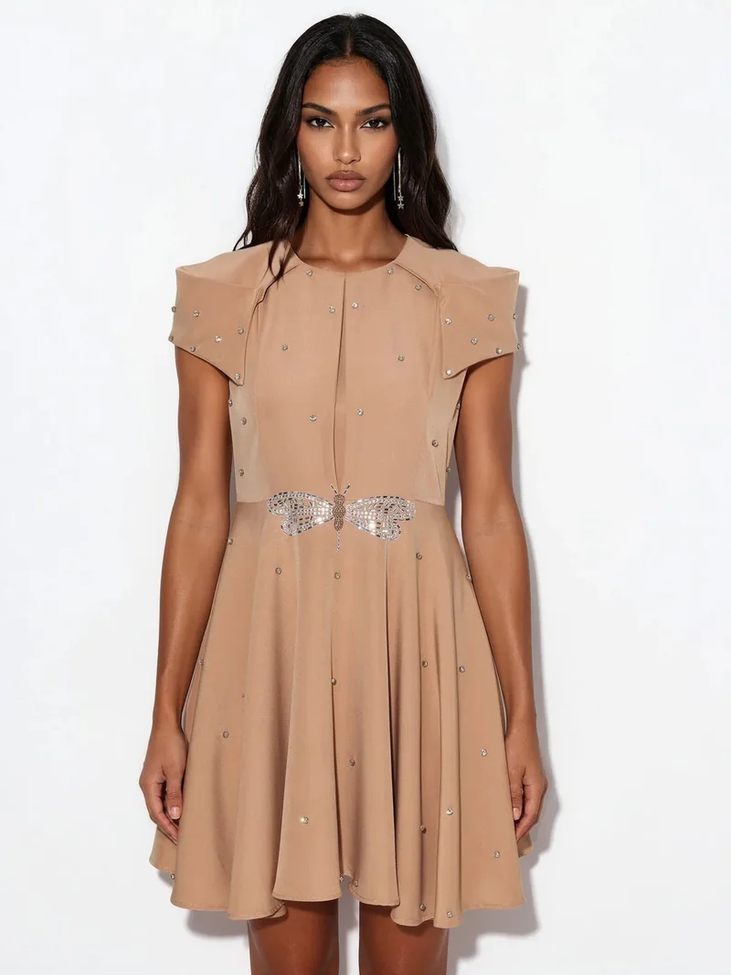 جينيفر Women's A-line Mini Dress With Sequins