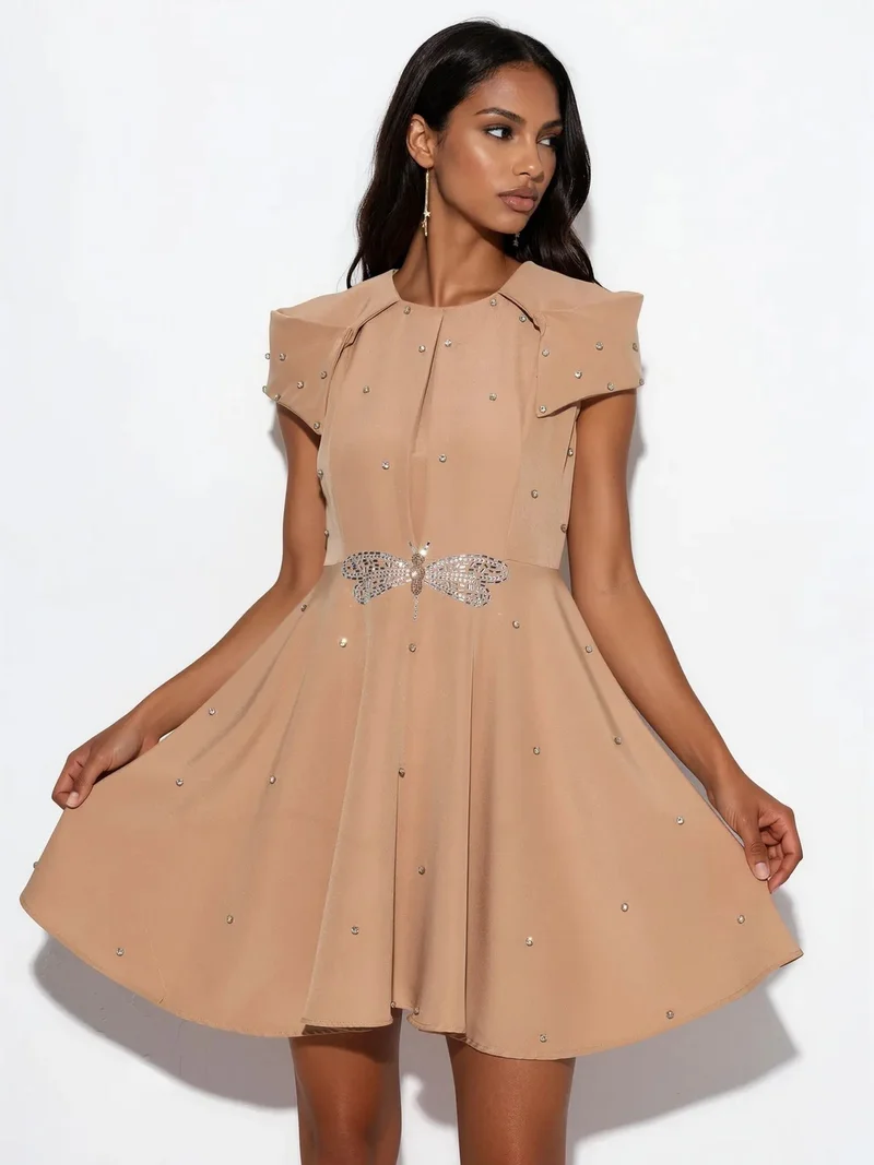 جينيفر Women's A-line Mini Dress With Sequins
