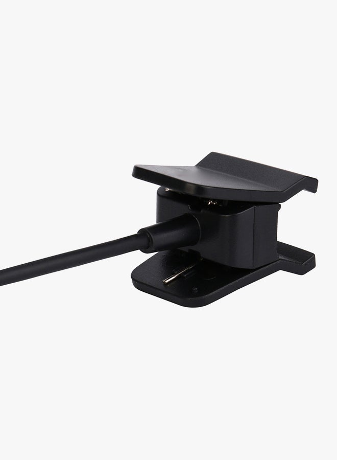 USB Charging Cable For Fitbit Alta HR Black - Image 2