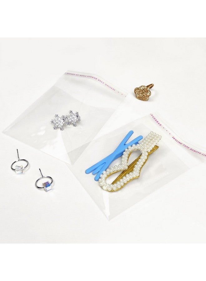 موريباك أكياس سيلوفان ذاتية الغلق من مورباك، ذاتية اللصق، 3×3 بوصات، شفافة وقابلة لإعادة الإغلاق، 200 قطعة - Image 2