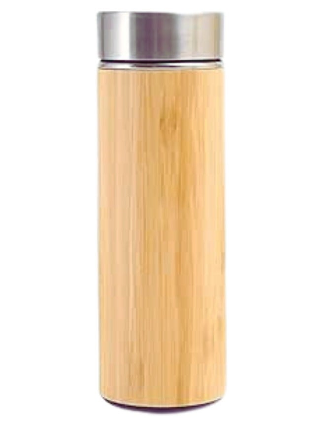 تويسو ترمس قارورة الخيزران الفاخر من Twisoo - مثالي لنقع الشاي والمشروبات الساخنة والباردة - Image 1