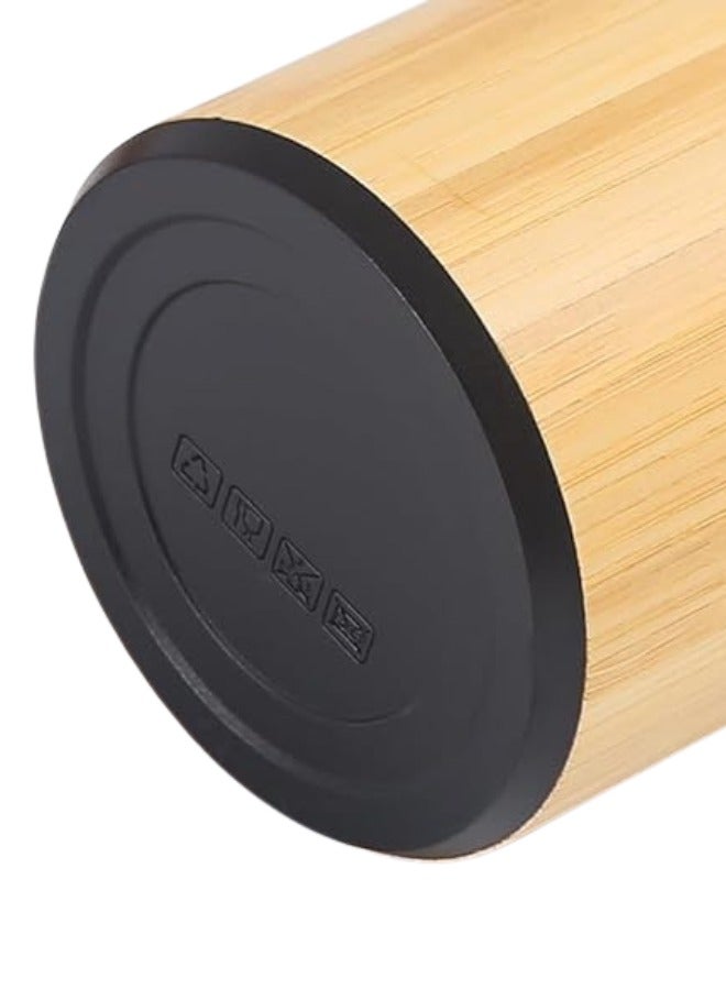 تويسو ترمس قارورة الخيزران الفاخر من Twisoo - مثالي لنقع الشاي والمشروبات الساخنة والباردة - Image 5