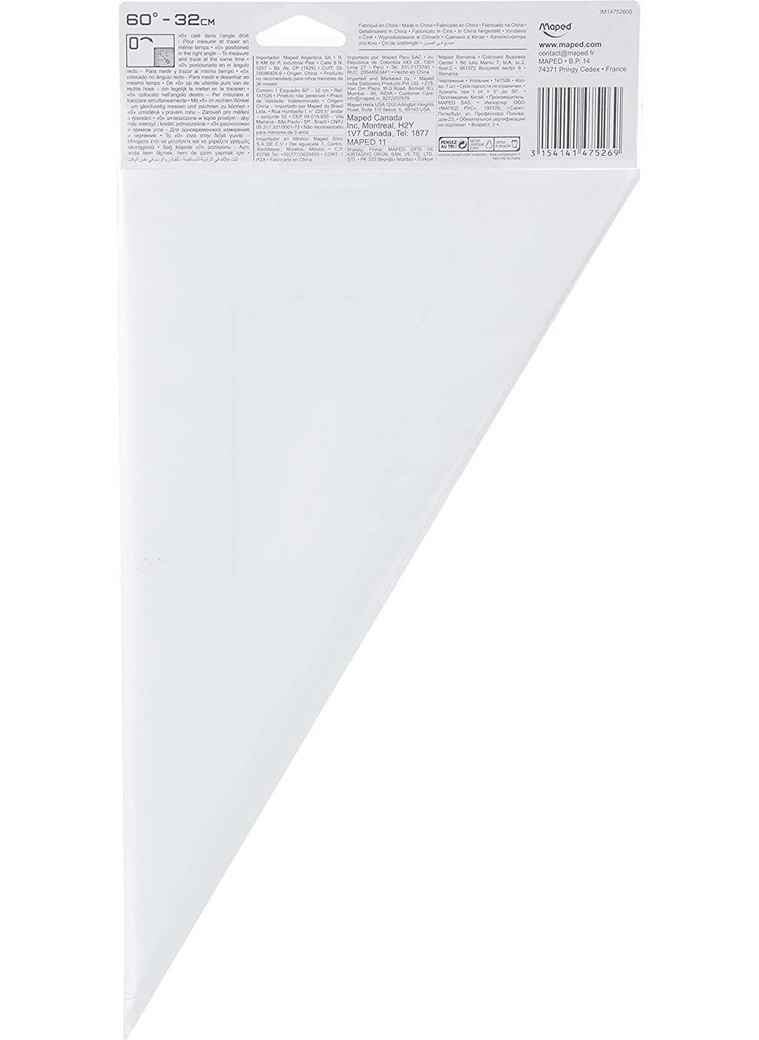 Maped 147526 32 cm Technical Miter 60°  - Image 3